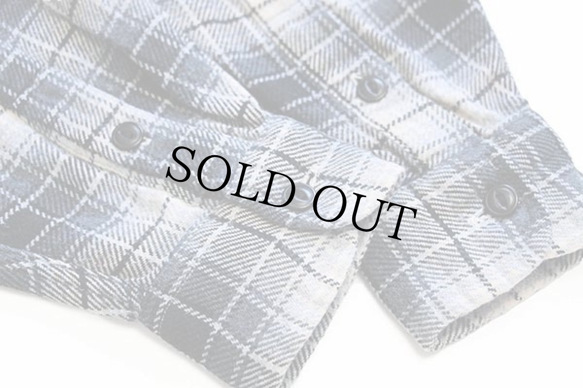 画像5: ポロ ラルフローレン ロゴ刺繍 オンブレチェック コットン フランネルシャツ ボーイズXL (5)