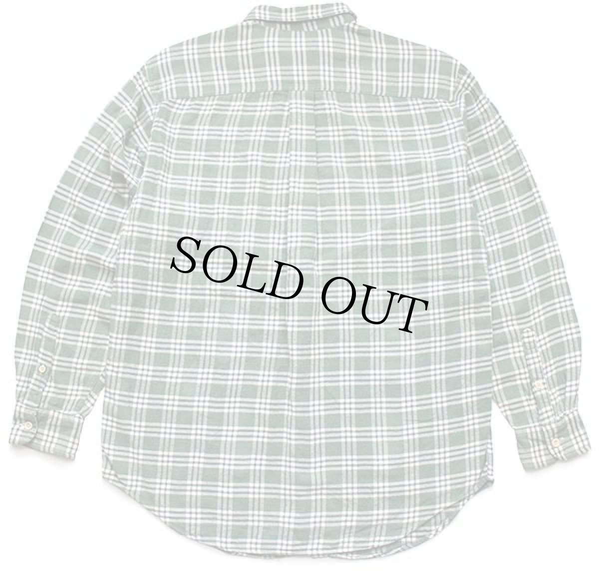 画像2: 90s J.CREW チェック コットン ライトネルシャツ M (2)