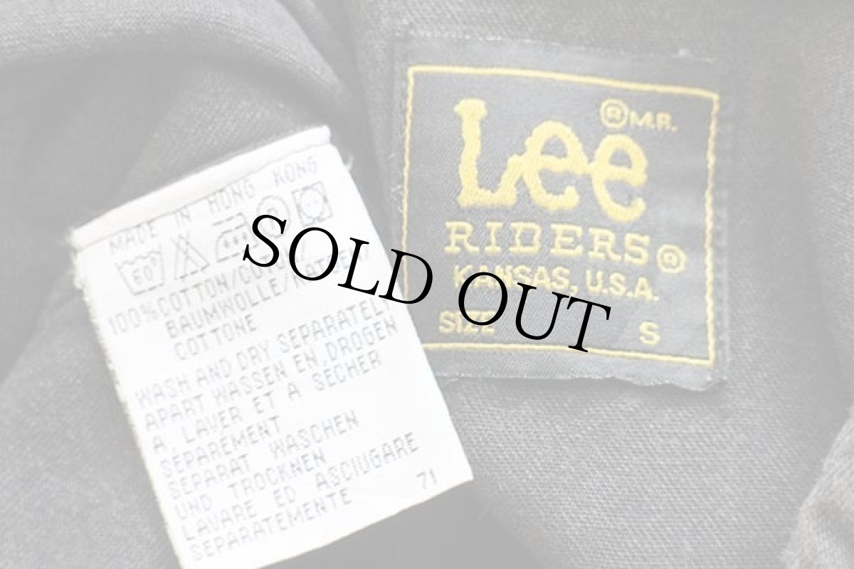 画像4: 90s Leeリー ブラックデニム ウエスタンシャツ S (4)