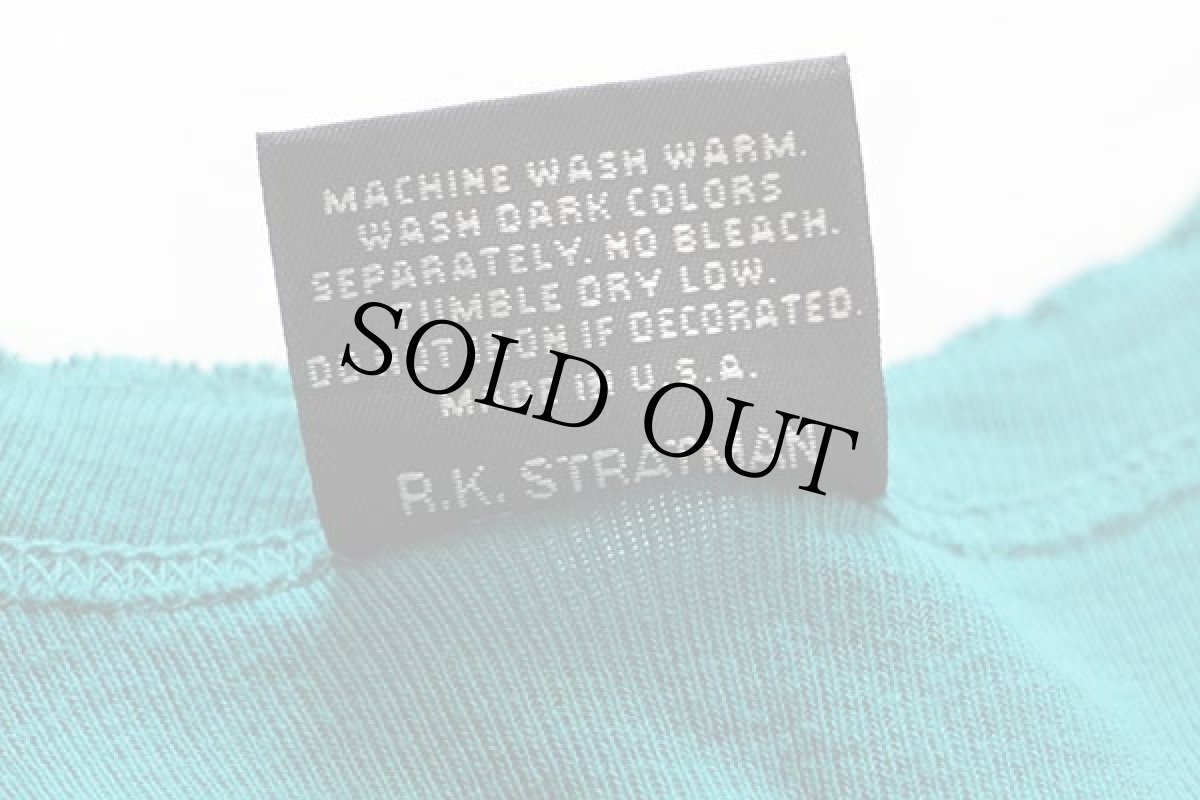 画像6: 90s USA製 HARLEY-DAVIDSON ハーレー ダビッドソン ヘンリーネック コットン アンダーシャツ エメラルドグリーン (6)