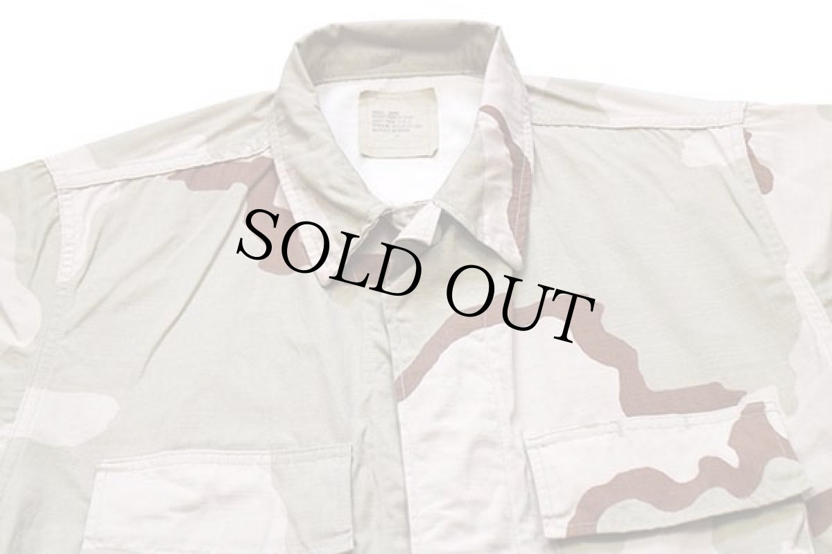 画像3: 90s 米軍 U.S.ARMY デザートカモ BDU ジャケット S-S (3)