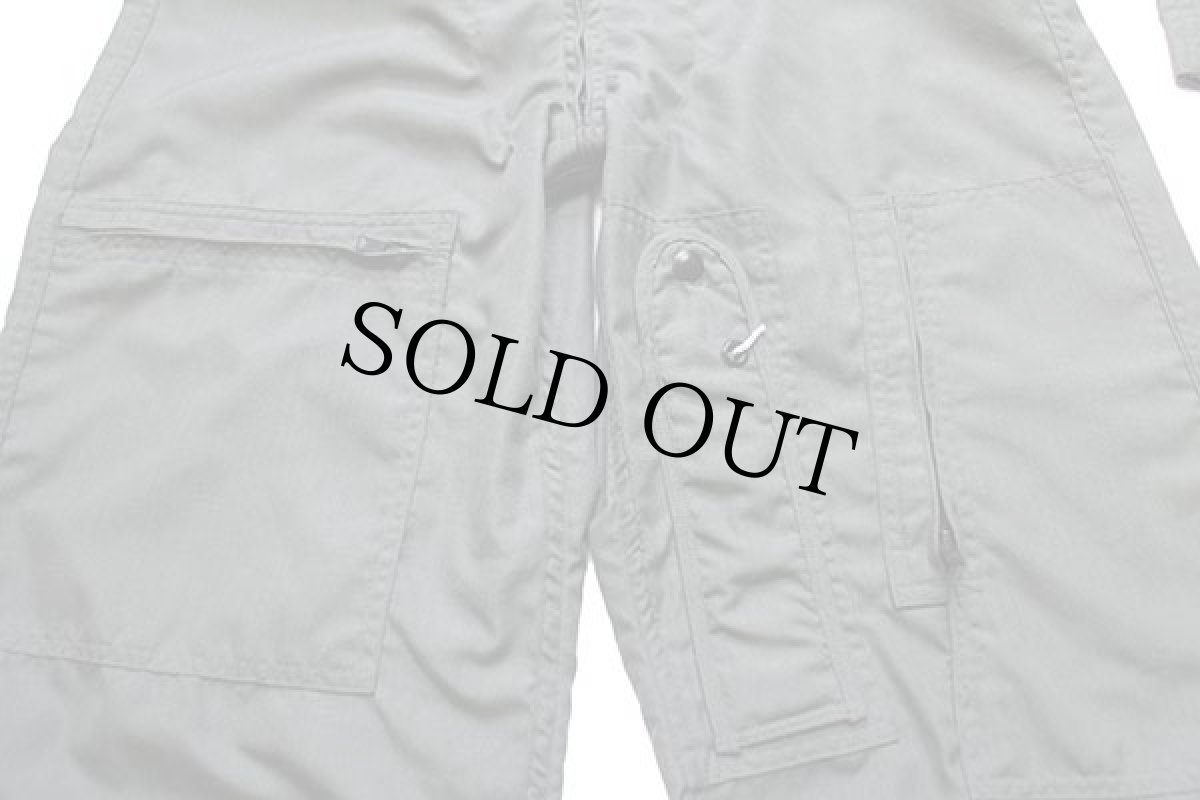 画像6: 80s 米軍 CWU-27/P カバーオール アラミド フライトスーツ セージグリーン 40R★09 つなぎ (6)