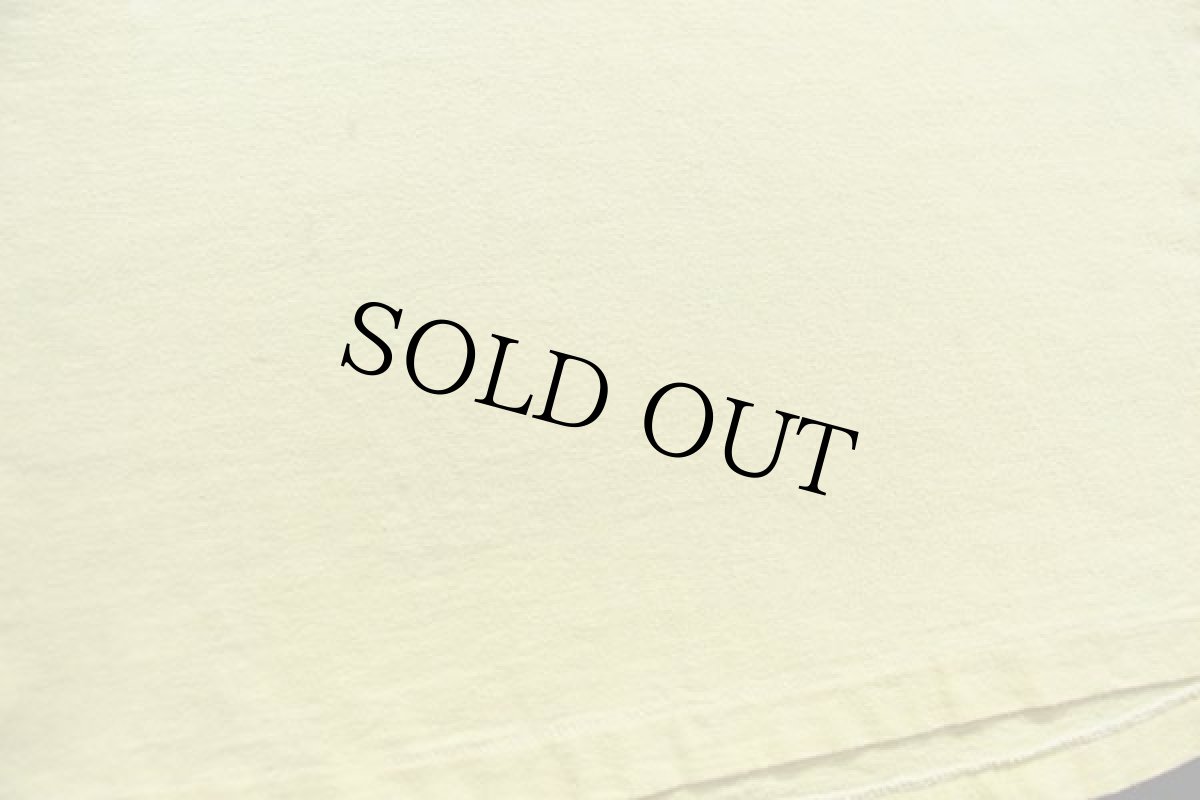 画像7: 90s USA製 Hanes Eugene O'neill Theater Center バックプリント コットン 長袖Tシャツ 黄 M (7)