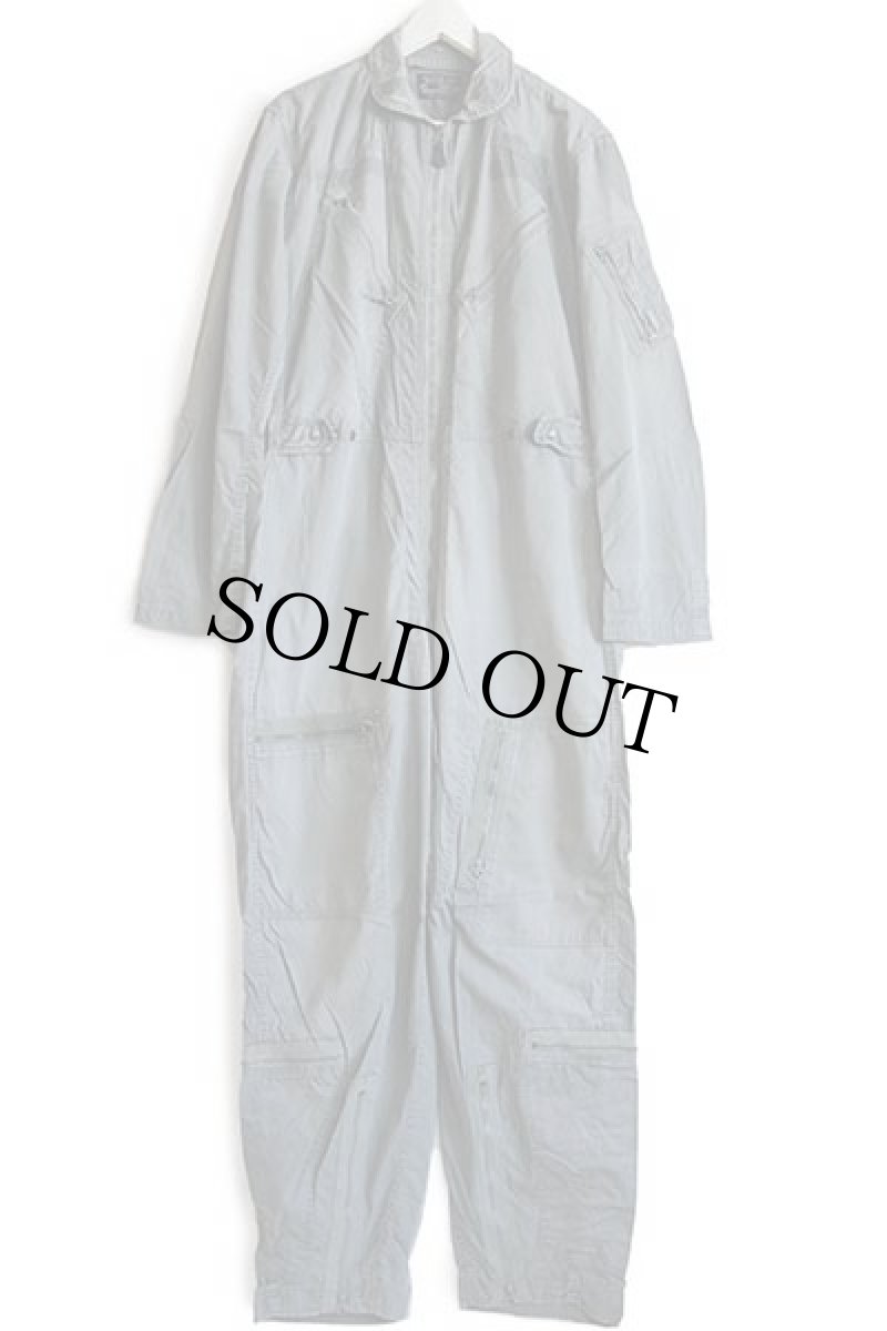 画像2: 60s 米軍 USAF K-2B カバーオール フライトスーツ セージグリーン M-L★つなぎ (2)