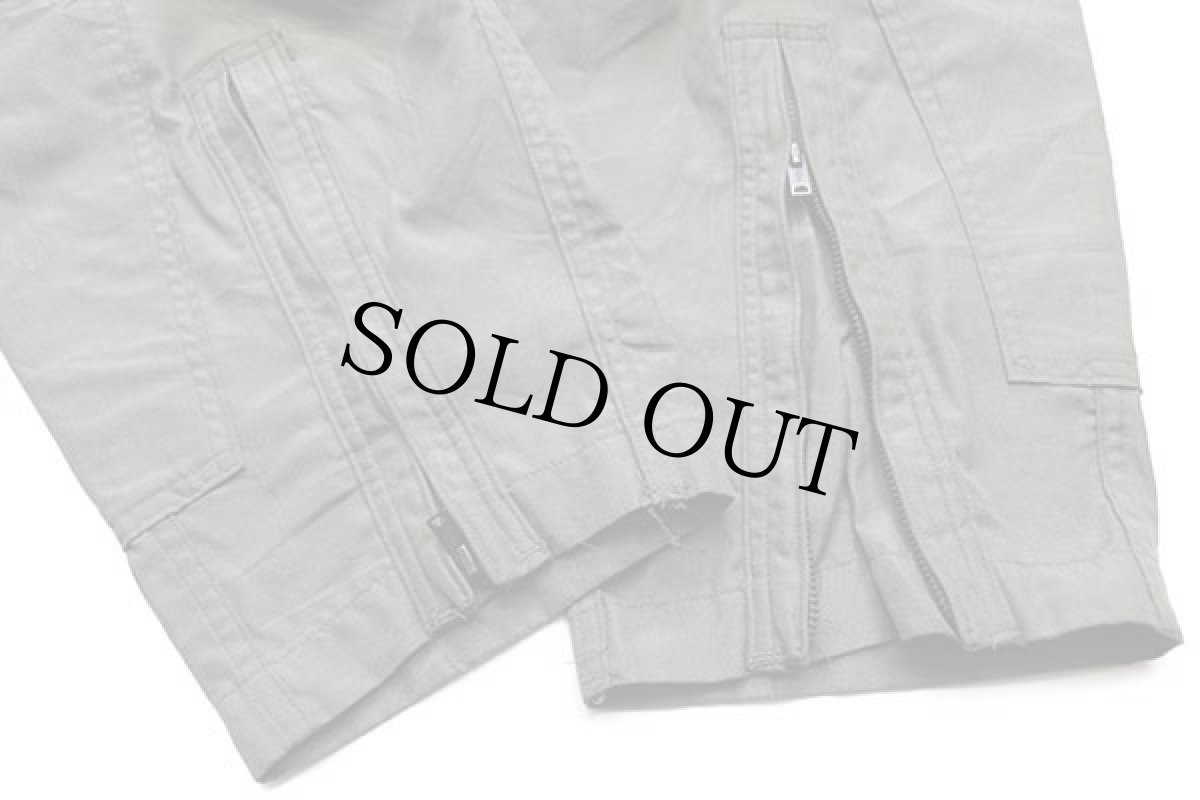 画像8: 80s 米軍 CWU-27/P カバーオール アラミド フライトスーツ セージグリーン 40R★04 つなぎ (8)