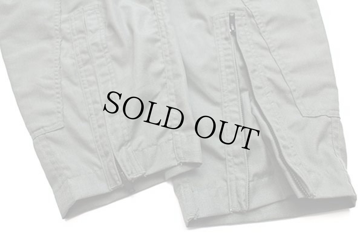 画像8: 80s 米軍 CWU-27/P カバーオール アラミド フライトスーツ セージグリーン 40R★09 つなぎ (8)