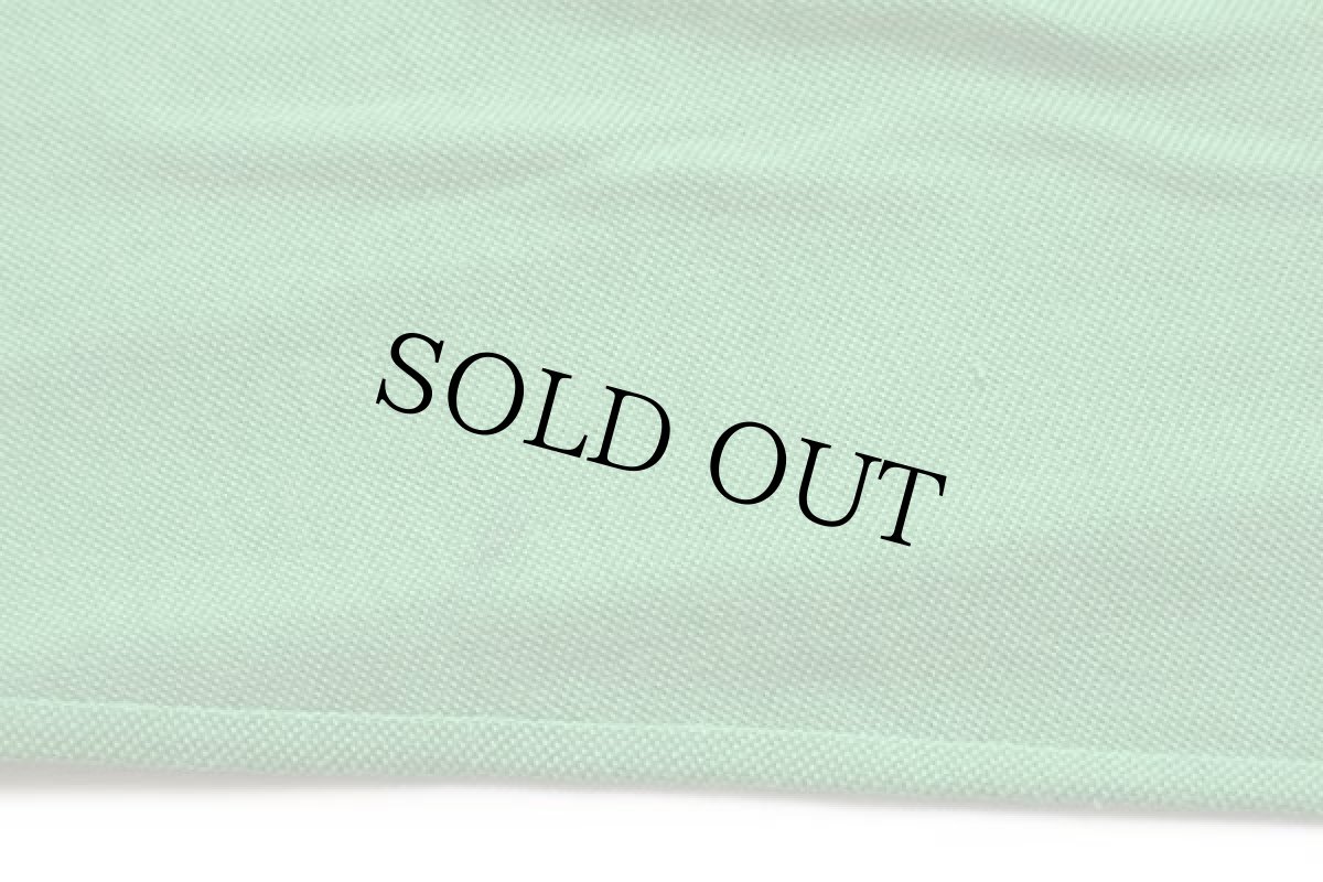 画像6: 90s LACOSTEラコステ ワンポイント コットン 鹿の子 長袖ポロシャツ 緑 4★51 (6)