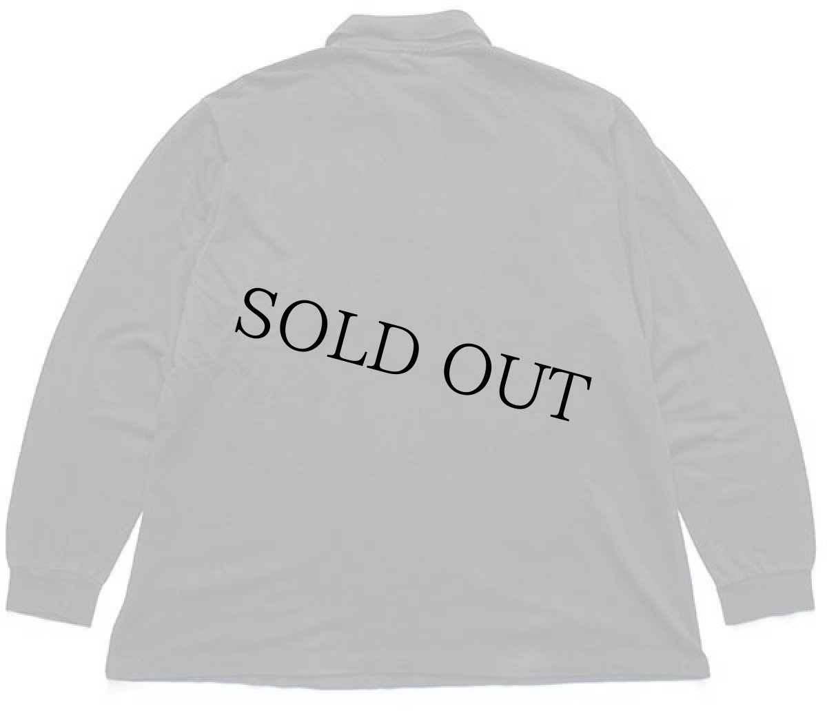 画像2: 90s LACOSTEラコステ ワンポイント コットン 鹿の子 長袖ポロシャツ 黒 8★37 特大 (2)