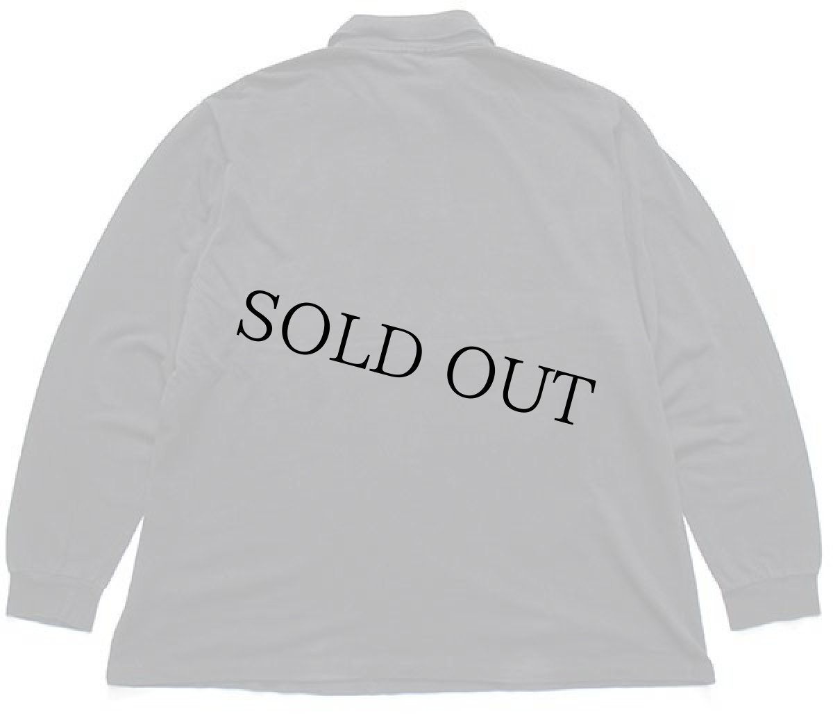 画像2: 90s LACOSTEラコステ ワンポイント コットン 鹿の子 長袖ポロシャツ 黒 8★36 特大 (2)