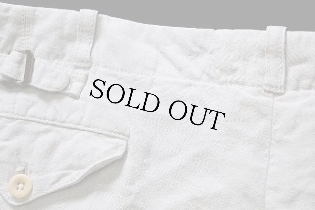 画像7: 00s ポロ ラルフローレン スラックス リネンパンツ オフホワイト 36R (7)