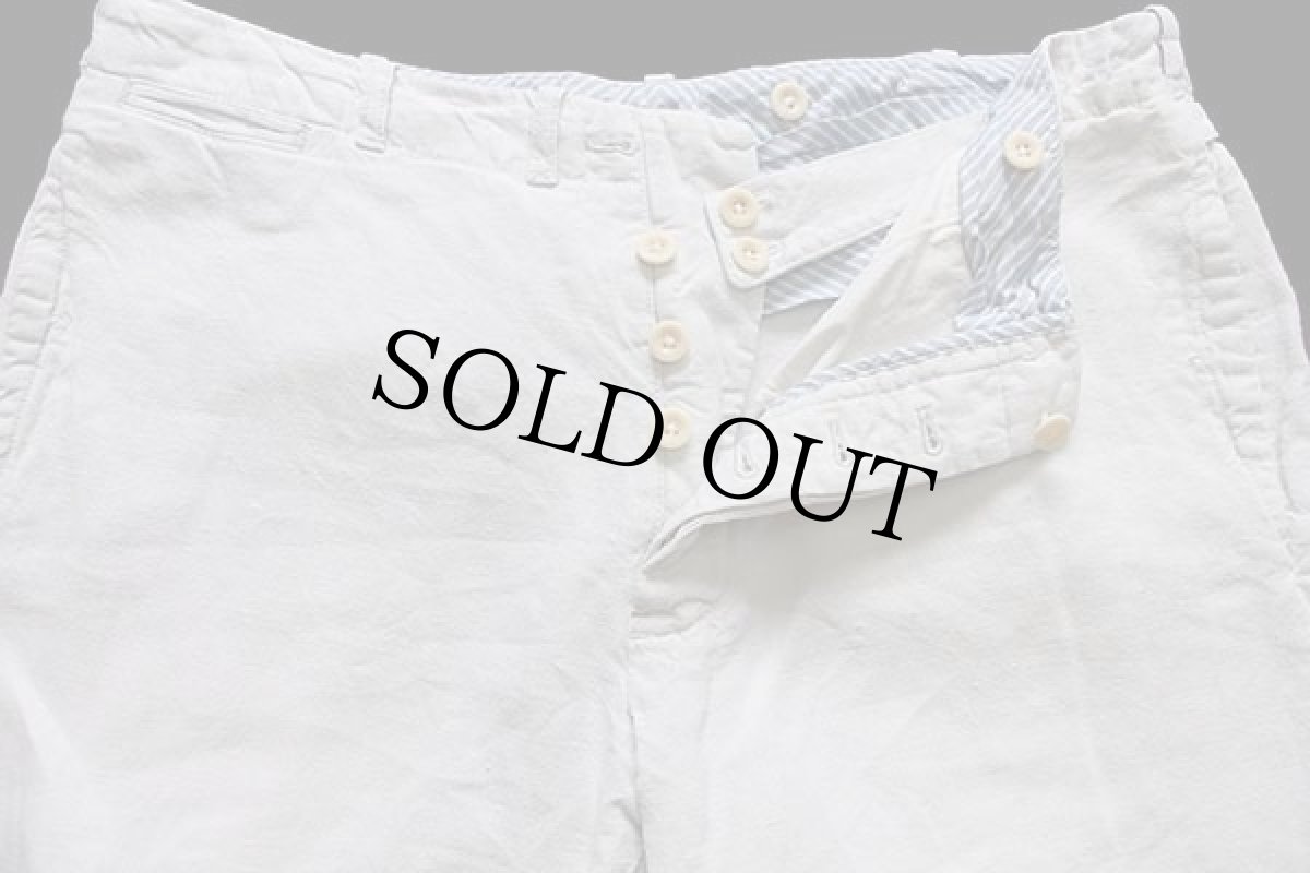 画像4: 00s ポロ ラルフローレン スラックス リネンパンツ オフホワイト 36R (4)