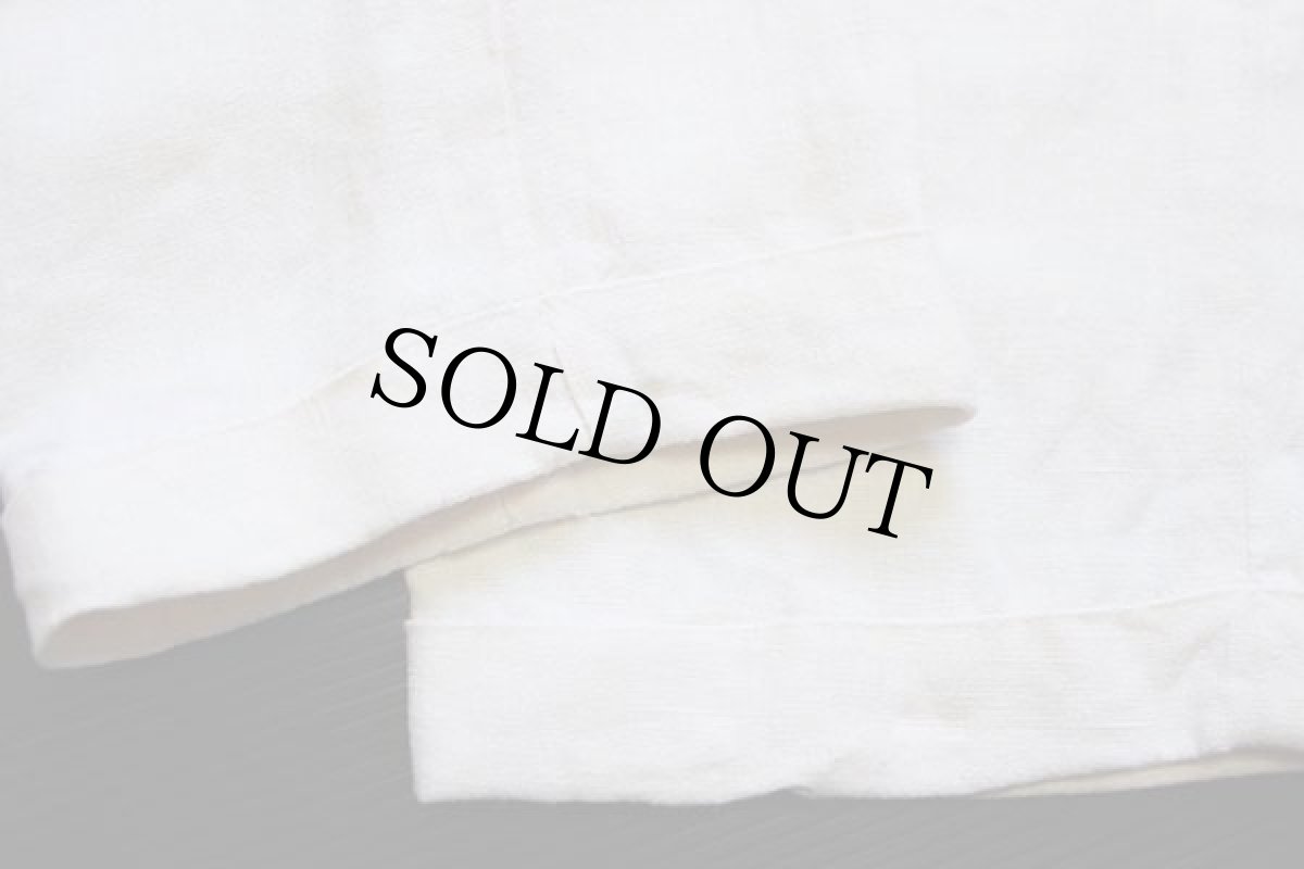 画像7: 00s ポロ ラルフローレン ツータック スラックス リネンパンツ アイボリー w34 L32 (7)