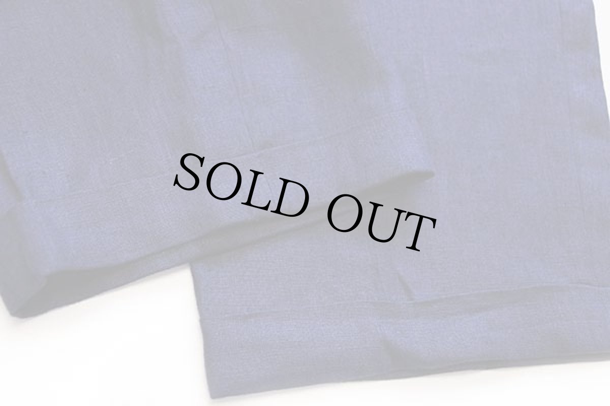 画像7: 90s ポロ ラルフローレン ツータック スラックス リネンパンツ 紺 w38 L30 (7)