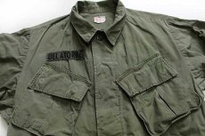 画像3: 60s 米軍 U.S.ARMY パッチ付き ジャングルファティーグジャケット オリーブグリーン S-R (3)