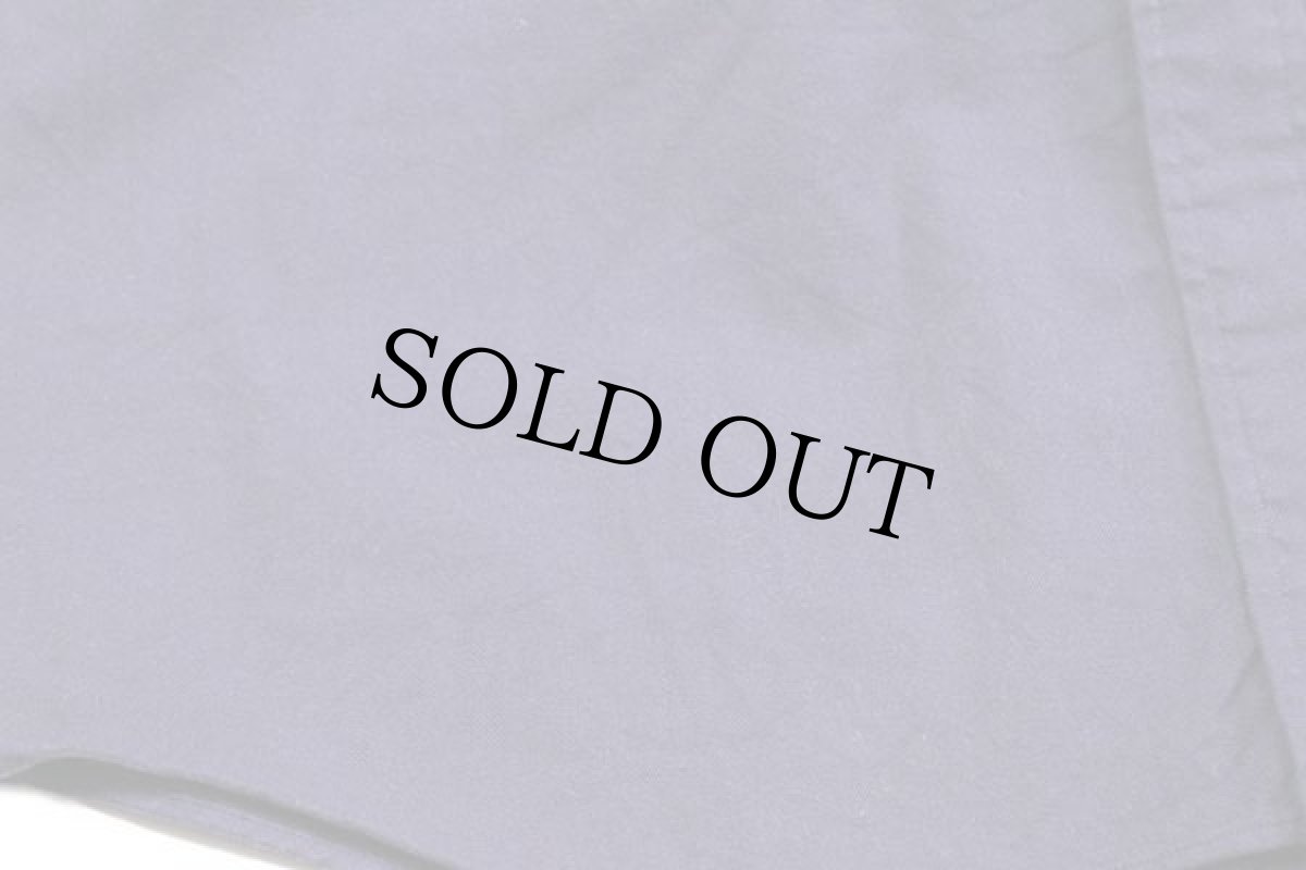 画像5: 90s ポロ ラルフローレン LOWELL SPORT ヘリンボーン コットンシャツ ナス紺 M (5)