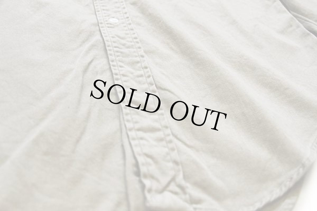 画像5: 90s USA製 ラルフローレン ワンポイント ボタンダウン コットンツイルシャツ カーキ S (5)