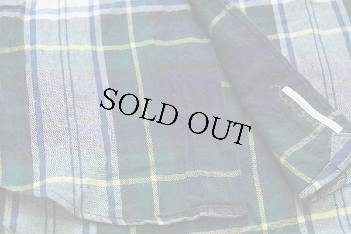 画像5: 90s ラルフローレン タータンチェック ボタンダウン コットンシャツ M (5)