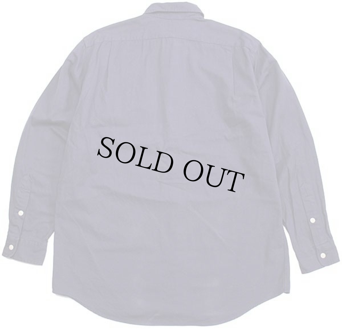 画像2: 90s ポロ ラルフローレン LOWELL SPORT ヘリンボーン コットンシャツ ナス紺 M (2)