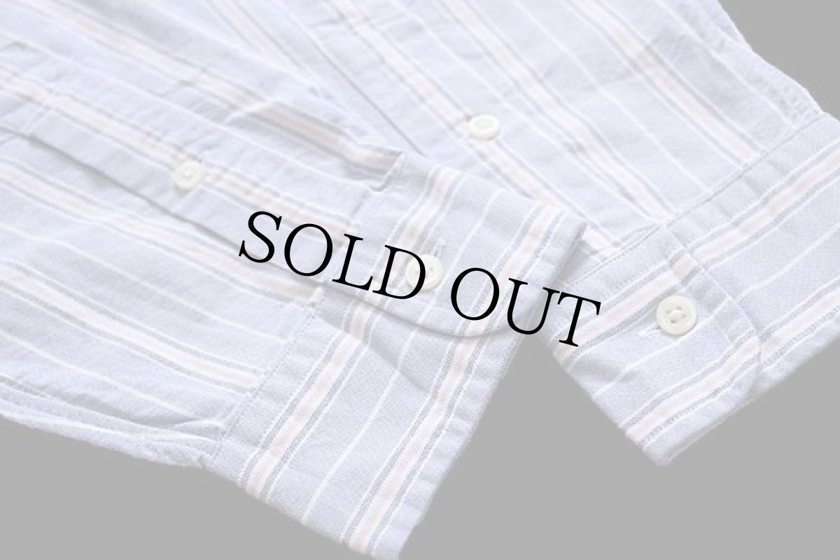 画像6: 00s ラルフローレン ランダムストライプ ボタンダウン オックスフォード コットンシャツ M (6)