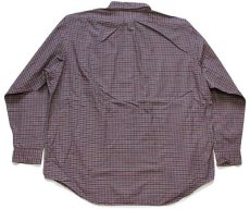 画像2: 90s ラルフローレン チェック ポケット付き ボタンダウン オックスフォード コットンシャツ XXL★特大 (2)