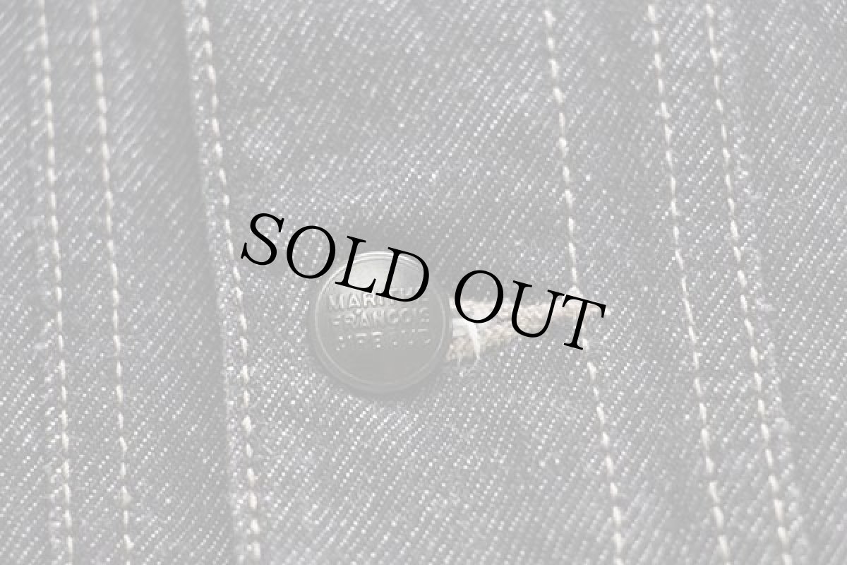 画像5: 90s MARITHE FRANCOIS GIRBAUDマリテフランソワジルボー 先染め ブラック デニムジャケット 4ポケット (5)