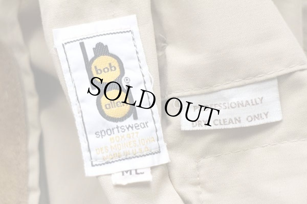 画像5: 70s USA製 bob allen ガンパッチ付き シューティングベスト カーキ ML (5)