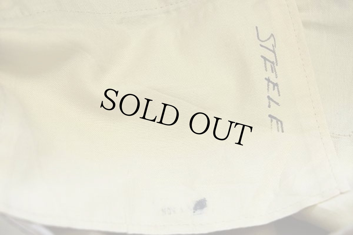 画像9: 90s ポロ ラルフローレン ツータック スラックス コットンツイルパンツ カーキ w38 (9)