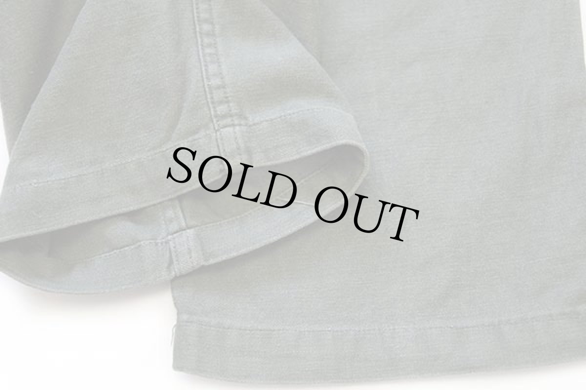 画像7: 60s 米軍 U.S.ARMY コットンサテン ユーティリティ ベイカーパンツ オリーブグリーン w32 L31★B (7)