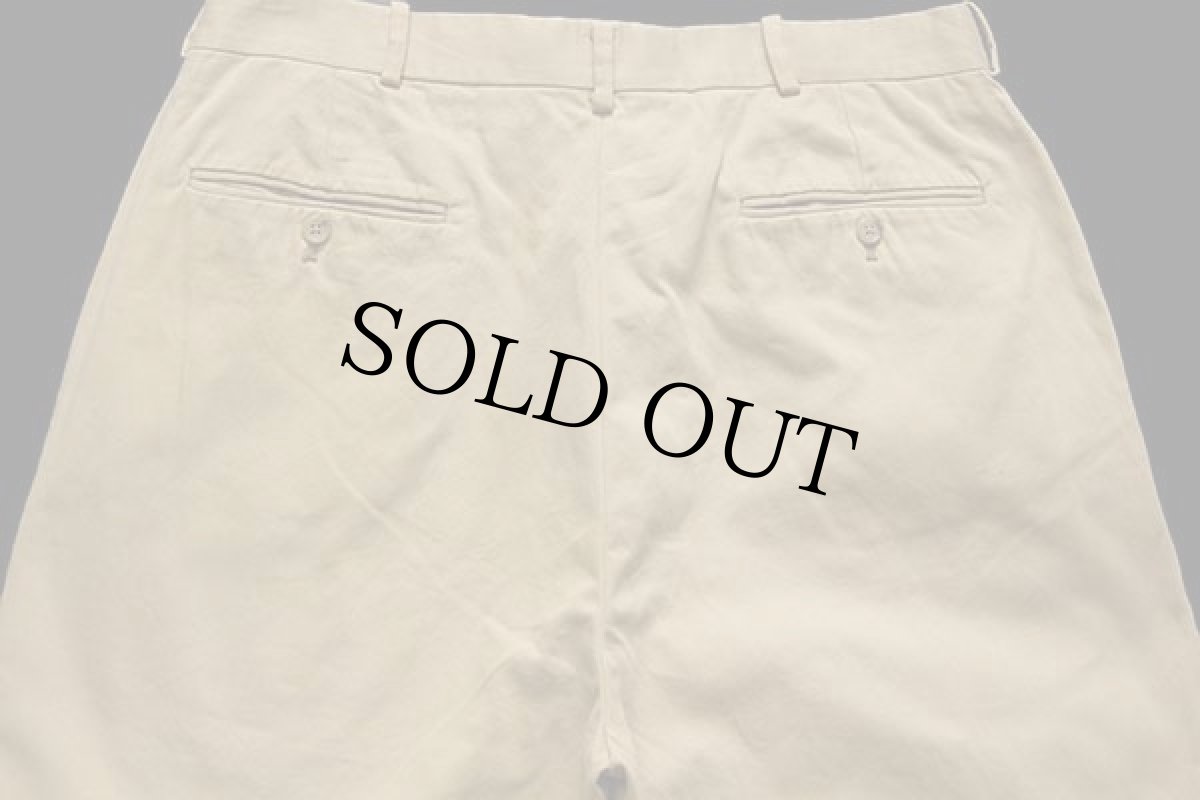 画像5: 90s ポロ ラルフローレン スラックス コットンパンツ カーキ w34 (5)