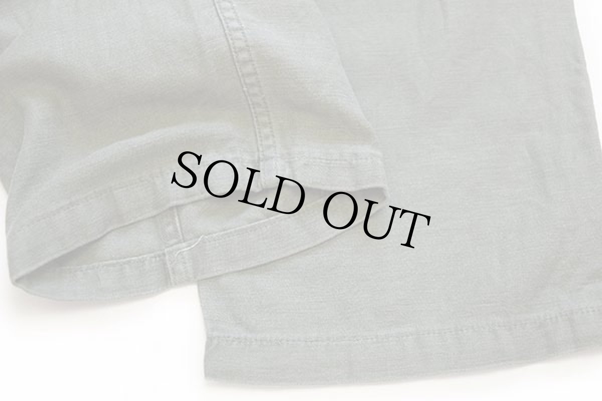 画像7: 70s 米軍 U.S.ARMY コットンサテン ユーティリティ ベイカーパンツ オリーブグリーン w32 L31★C (7)