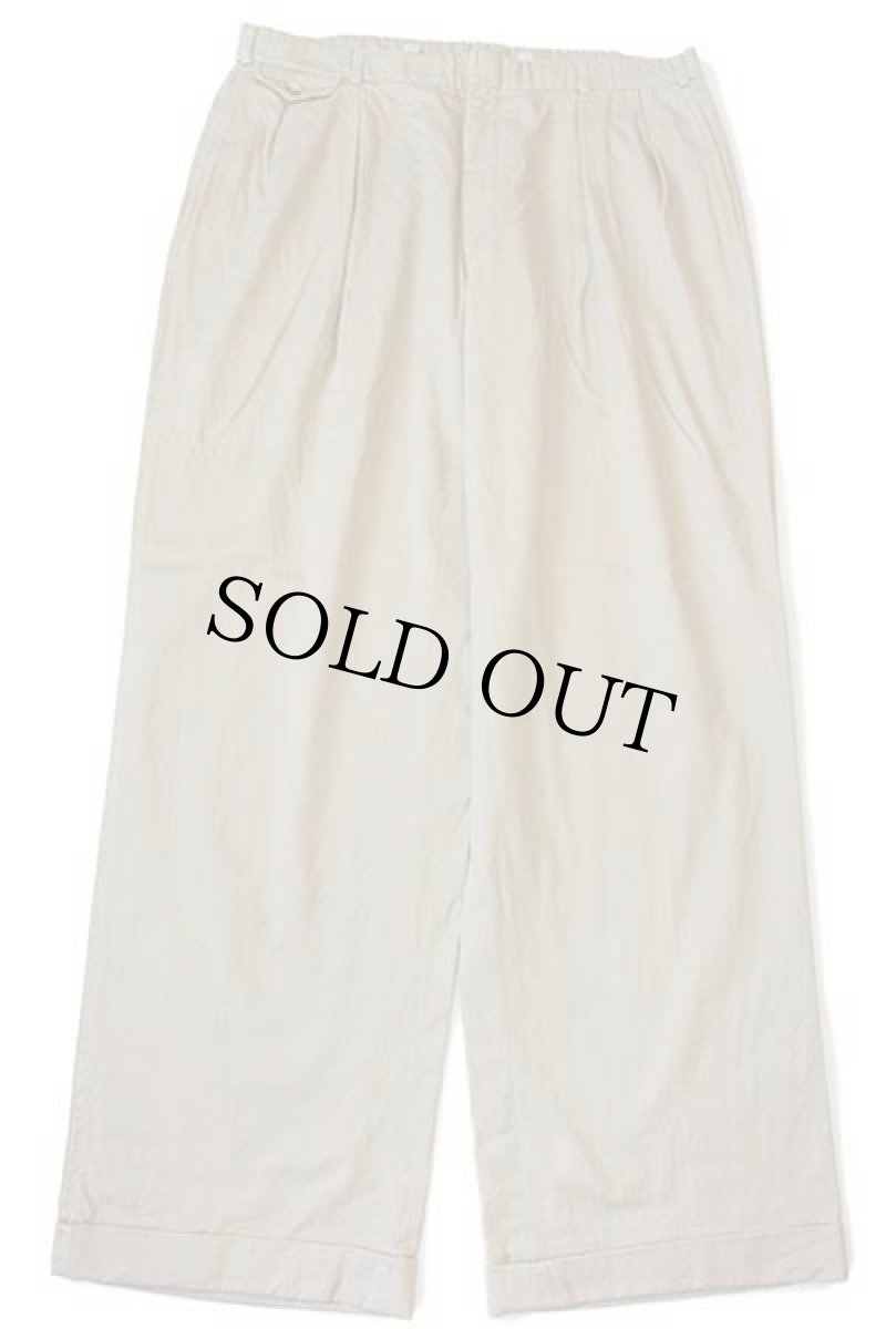 画像2: 90s ポロ ラルフローレン ツータック スラックス コットンツイルパンツ カーキ w38 (2)