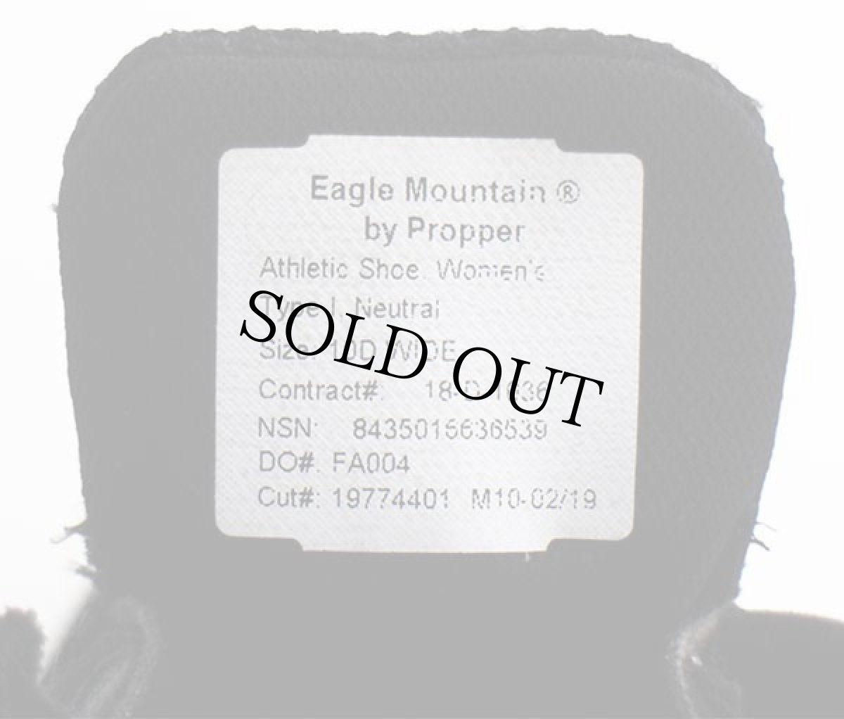 画像5: 未使用★18 米軍 Eagle Mountain By Propper STEALTH トレーニングシューズ スニーカー 黒 W10D W (5)