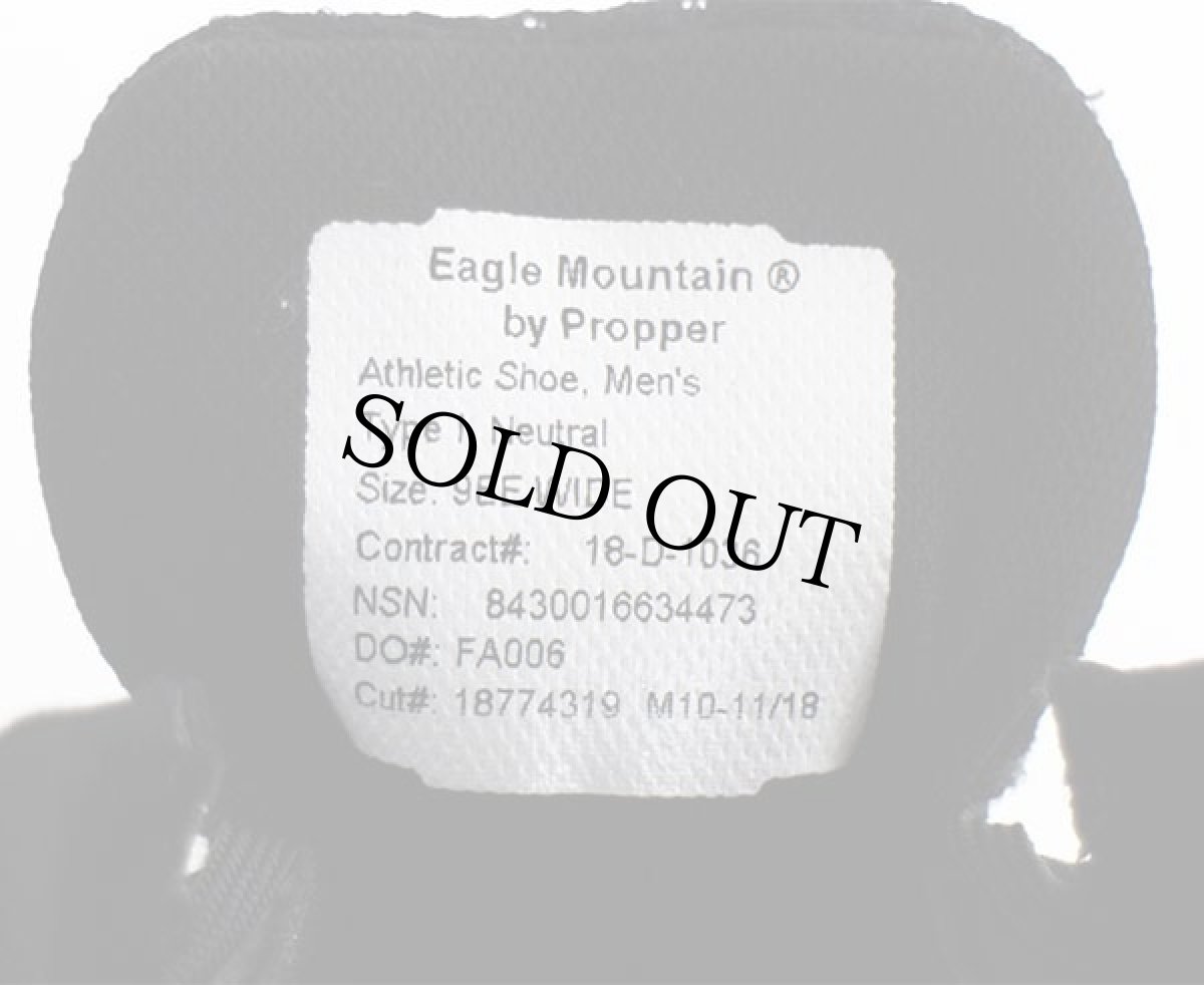 画像5: 未使用★18 米軍 Eagle Mountain By Propper STEALTH トレーニングシューズ スニーカー 黒 9EE W (5)