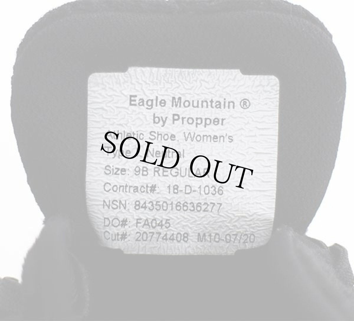 画像5: 未使用★18 米軍 Eagle Mountain By Propper STEALTH トレーニングシューズ スニーカー 黒 W9B (5)