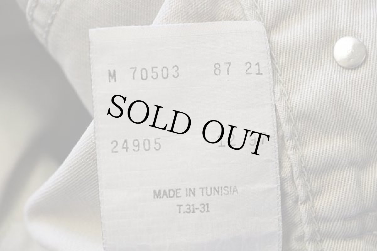 画像5: 90s Levi'sリーバイス 70503 コットンツイル ジャケット 4ポケット ベージュ M★ユーロ (5)