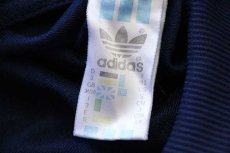 画像5: 90s adidasアディダス トレフォイル ロゴ刺繍 トラックジャケット 紺×白 S★ジャージ (5)