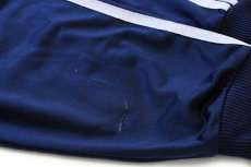 画像6: 90s adidasアディダス トレフォイル ロゴ刺繍 トラックジャケット 紺×白 S★ジャージ (6)
