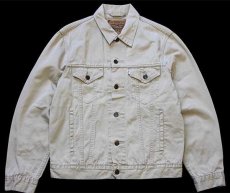 画像1: 90s Levi'sリーバイス 70503 コットンツイル ジャケット 4ポケット ベージュ M★ユーロ (1)