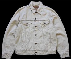 画像1: 90s Levi'sリーバイス 70503 コットンツイル ジャケット 4ポケット ベージュ M★ユーロ (1)