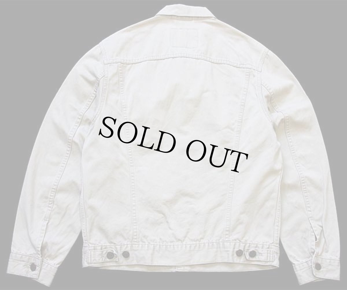 画像2: 90s Levi'sリーバイス 70503 コットンツイル ジャケット 4ポケット ベージュ M★ユーロ (2)