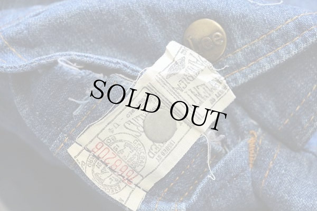 画像5: 70s USA製 Leeリー デニム シャツジャケット M-L (5)