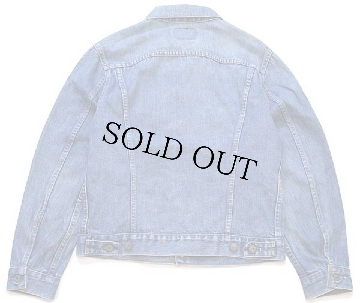 画像2: 80s カナダ製 Levi'sリーバイス 70506 デニムジャケット 4ポケット 40★A (2)