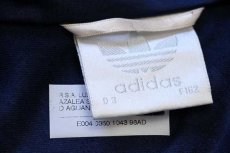 画像4: 90s adidasアディダス トレフォイル ロゴ刺繍 トラックジャケット 紺×白 S★ジャージ (4)
