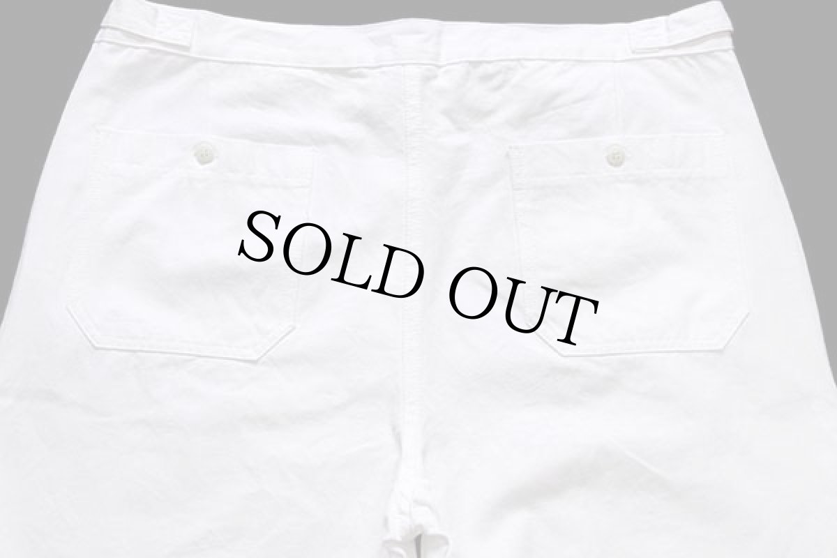 画像5: 80s IZOD LACOSTE ラコステ コットン キャンバス パンツ 白 40 (5)