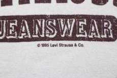 画像4: 90s USA製 Levi'sリーバイス ロゴ スウェット アイボリー L (4)