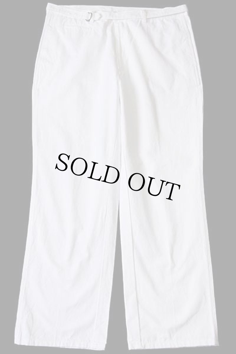 画像2: 80s IZOD LACOSTE ラコステ コットン キャンバス パンツ 白 40 (2)