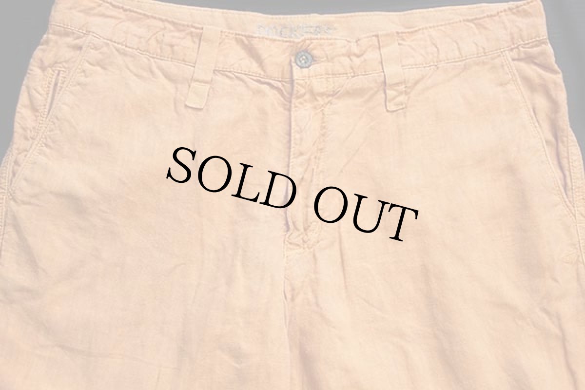画像4: 00s DOCKERSドッカーズ リネンパンツ 後染め 薄オレンジ w36 L34★ユーロ Levi'sリーバイス (4)