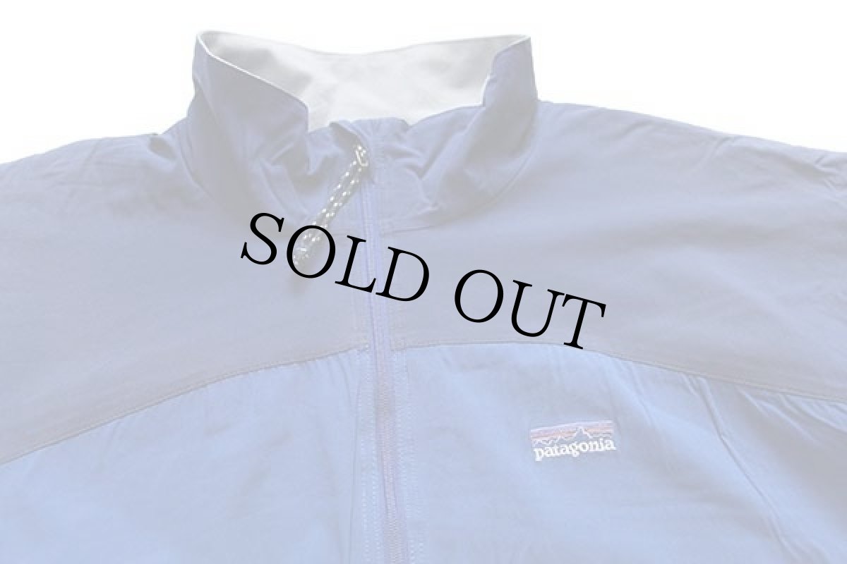 画像3: 00s patagoniaパタゴニア ツートン 切り替え ストレッチ ゼファージャケット 青×紺 XL★刺繍ロゴ (3)