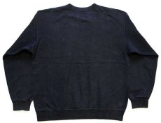 画像2: 90s イタリア製 LEVI'Sリーバイス ワンポイント コットン スウェット 黒 M★ユーロ (2)