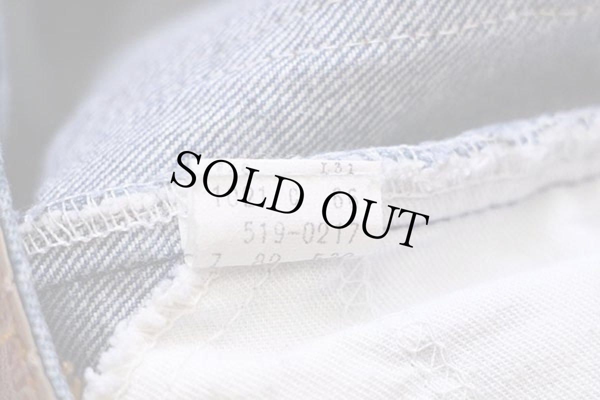 画像7: 80s USA製 Levi'sリーバイス 519 デニムパンツ w38 L31 (7)